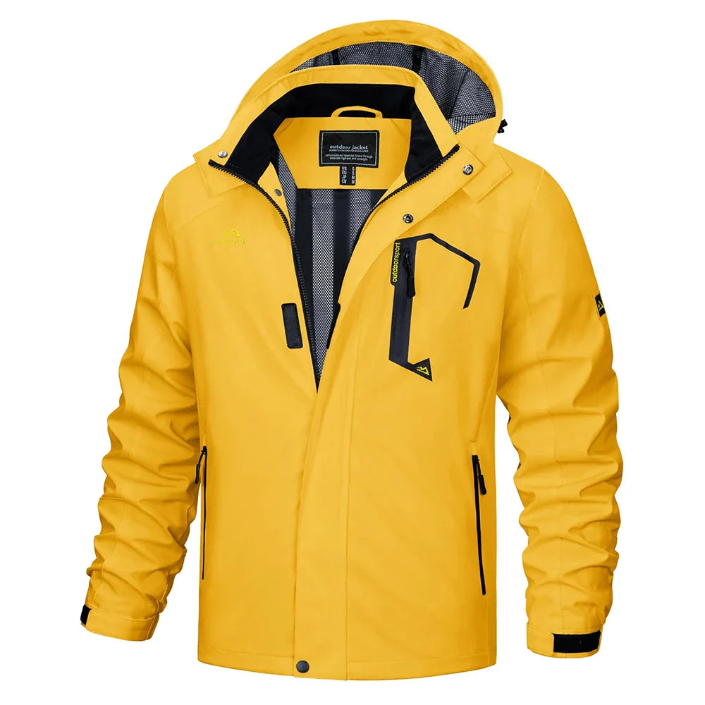 Waterproof Breathable Men's Windbreaker Jacket