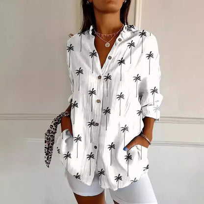 Beautiful Flower Women's Blouse Shirt