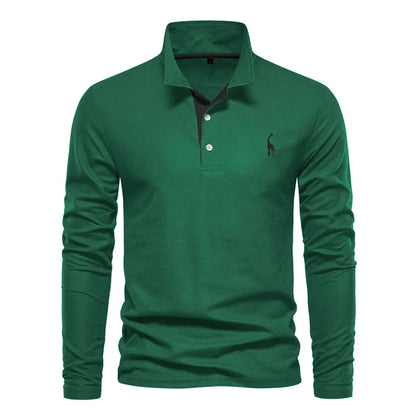 Classic Embroidered Mens Polo Shirt