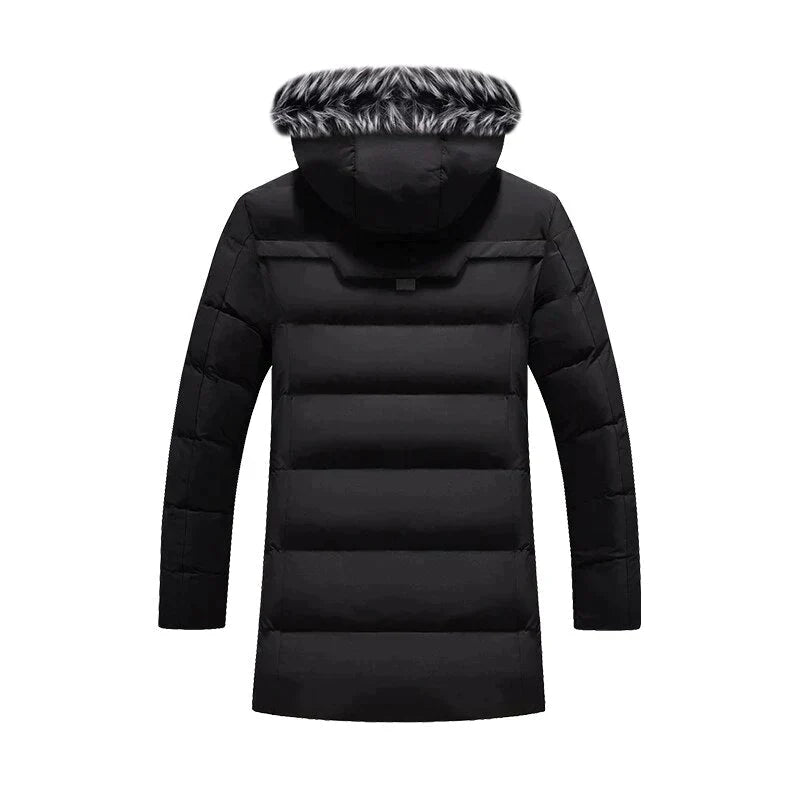 Cevori Fluffy Hooded Design Winter Long Parka