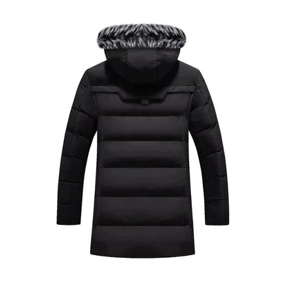 Cevori Fluffy Hooded Design Winter Long Parka