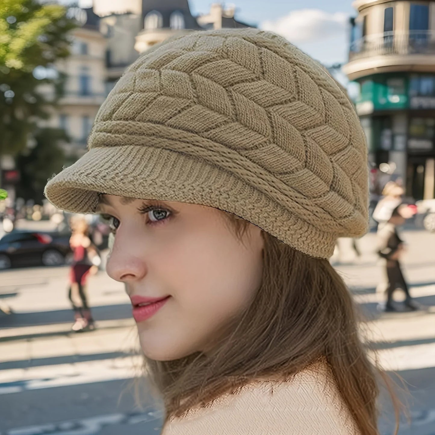 Classic Ladies Cold Weather Beanie Hat
