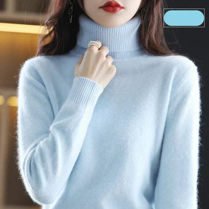 Luxury Soft Cashmere Crew Neck Winter Sweater