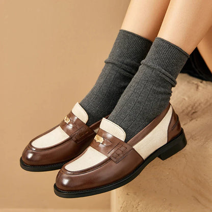 Women's Comfortable Cat Loafers Shoes - BritishElegance