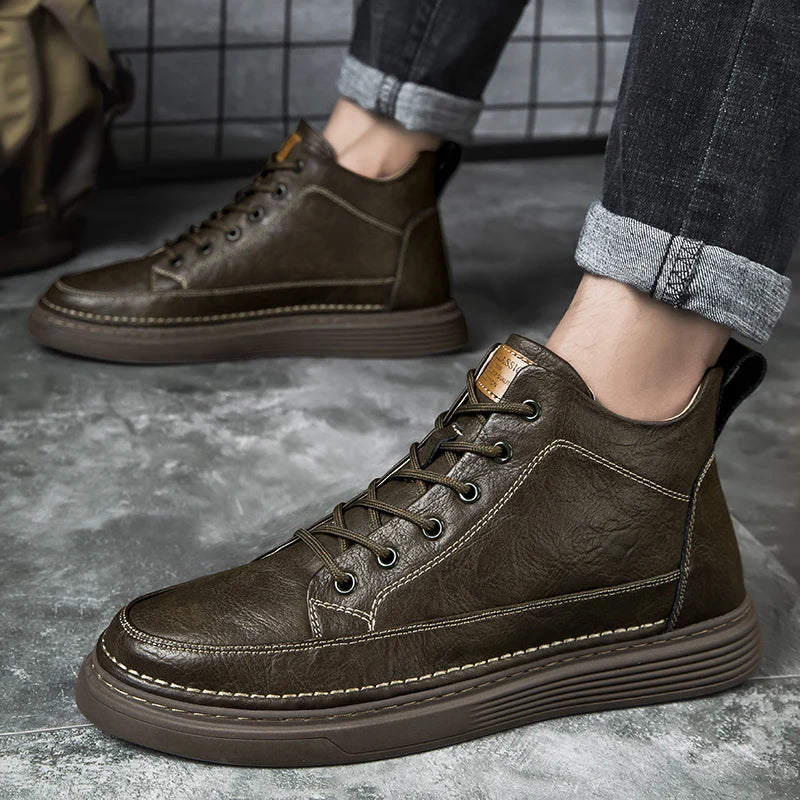 Classic Leather Ankle Boots
