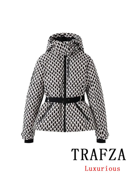Classic Large Parka Coat for Ladies