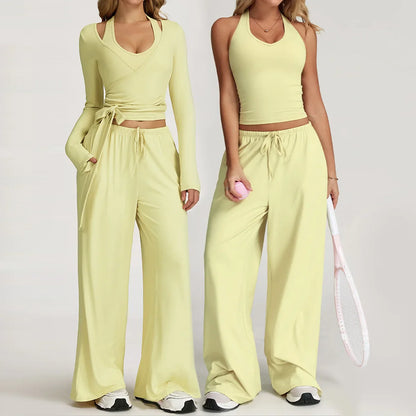 Ladies Bright Fitness Outfit - BritishElegance