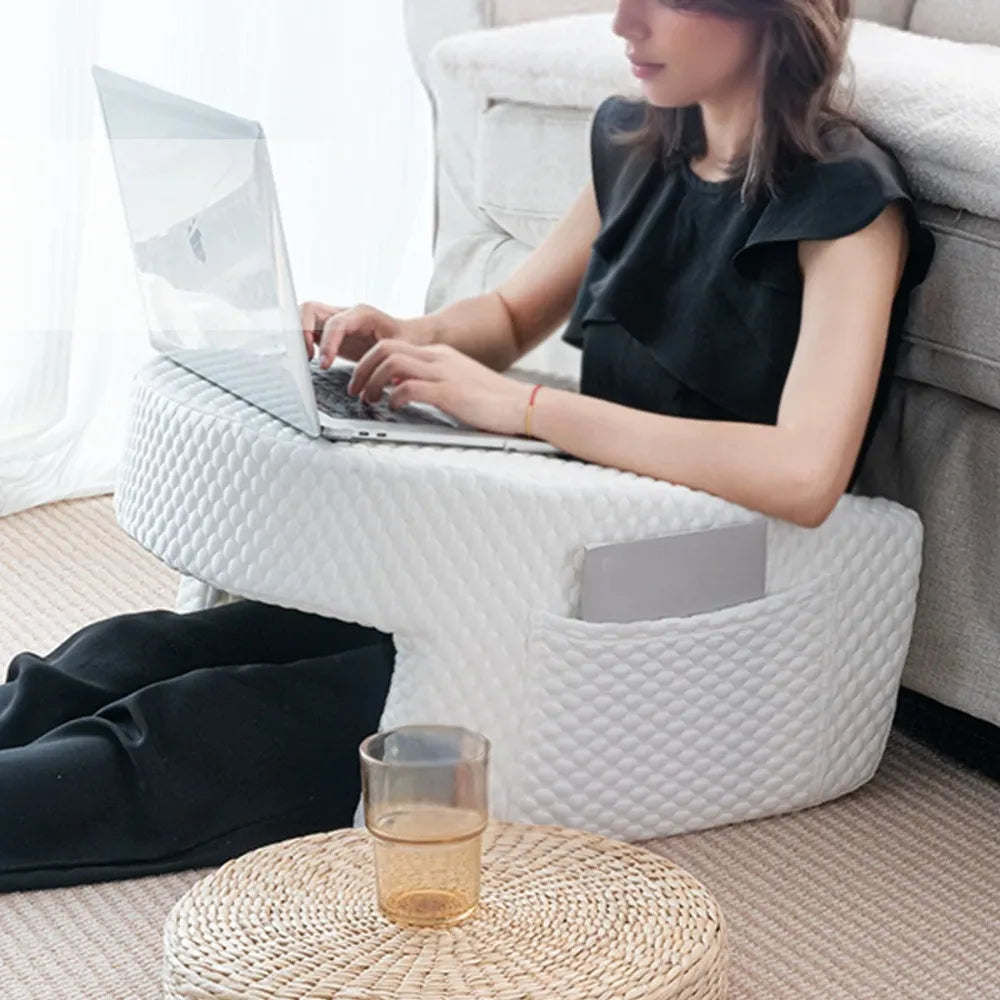 Comfortable Reading Pillow With Armrest and Memory Foam - BritishElegance