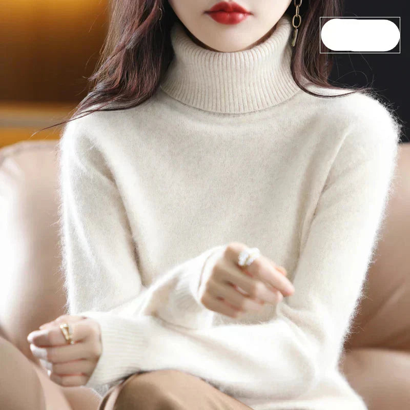 Luxury Soft Cashmere Crew Neck Winter Sweater