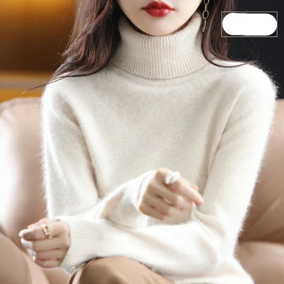 Luxury Soft Cashmere Crew Neck Winter Sweater
