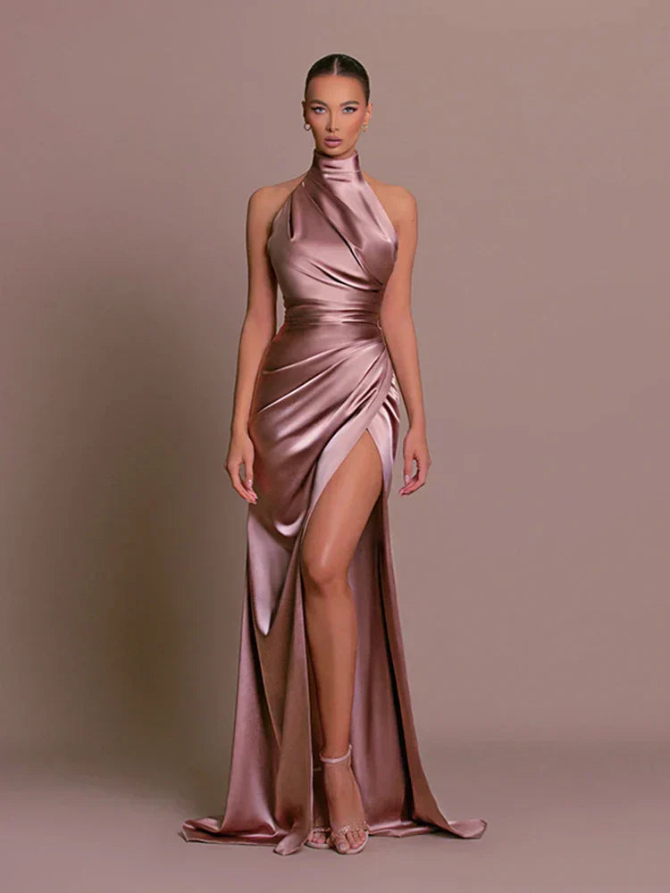 Carla | Chic Long-Sleeve Formal Gown - BritishElegance