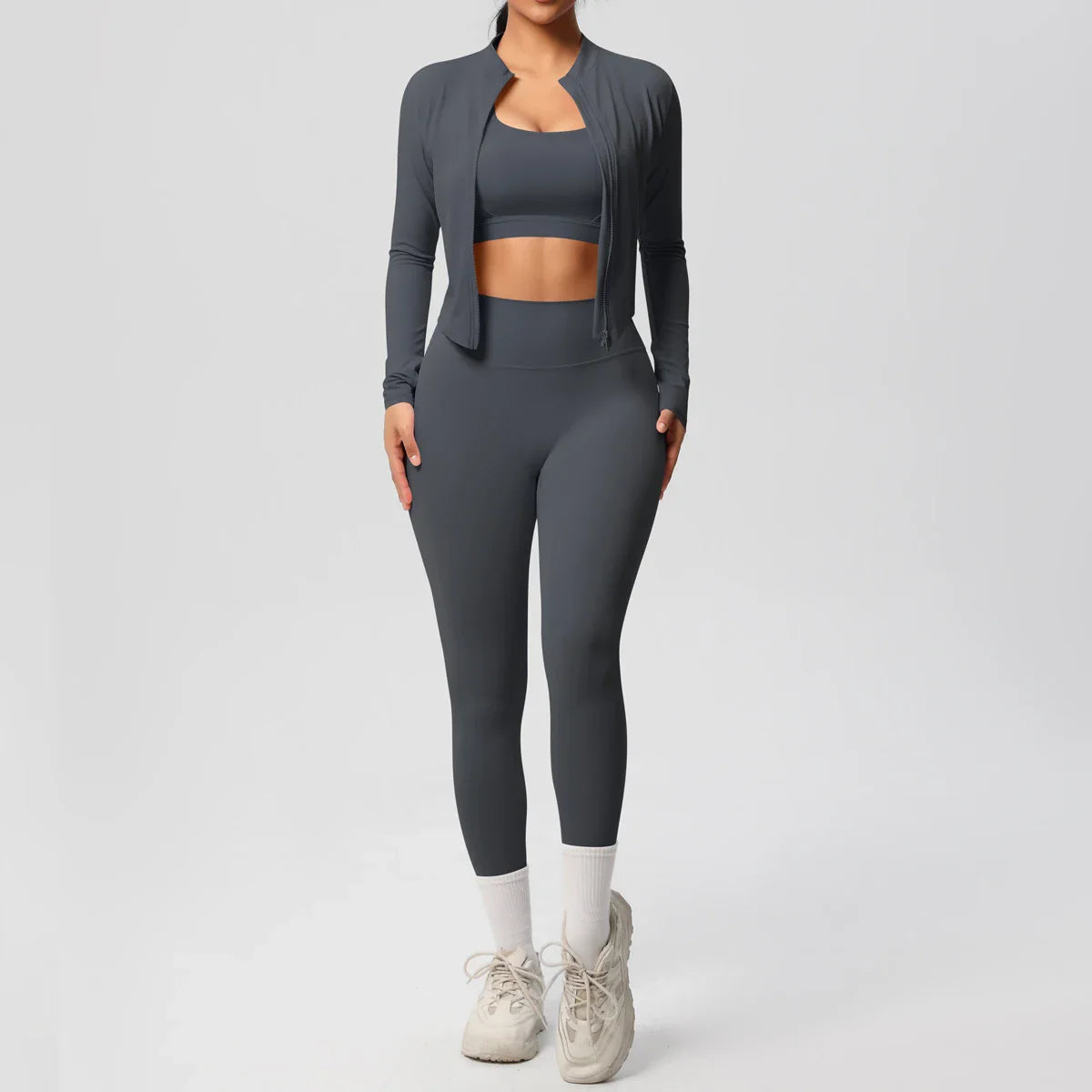 Fitness 3-Piece Sports Outfit for Women