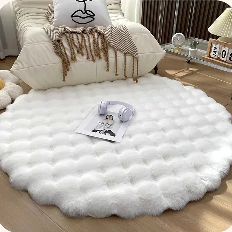 Soft Circle Mat in Scandinavian Design