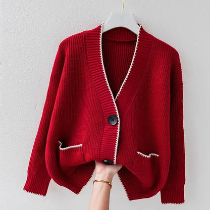 Rose – Women's Chic Button Cardigan