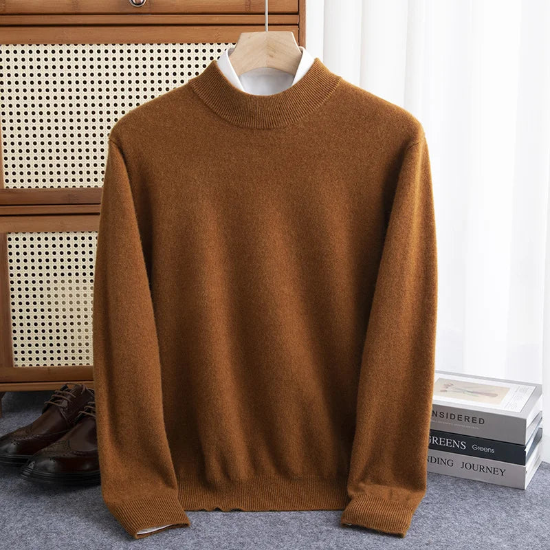 Classic Crew Neck Wool Pullover