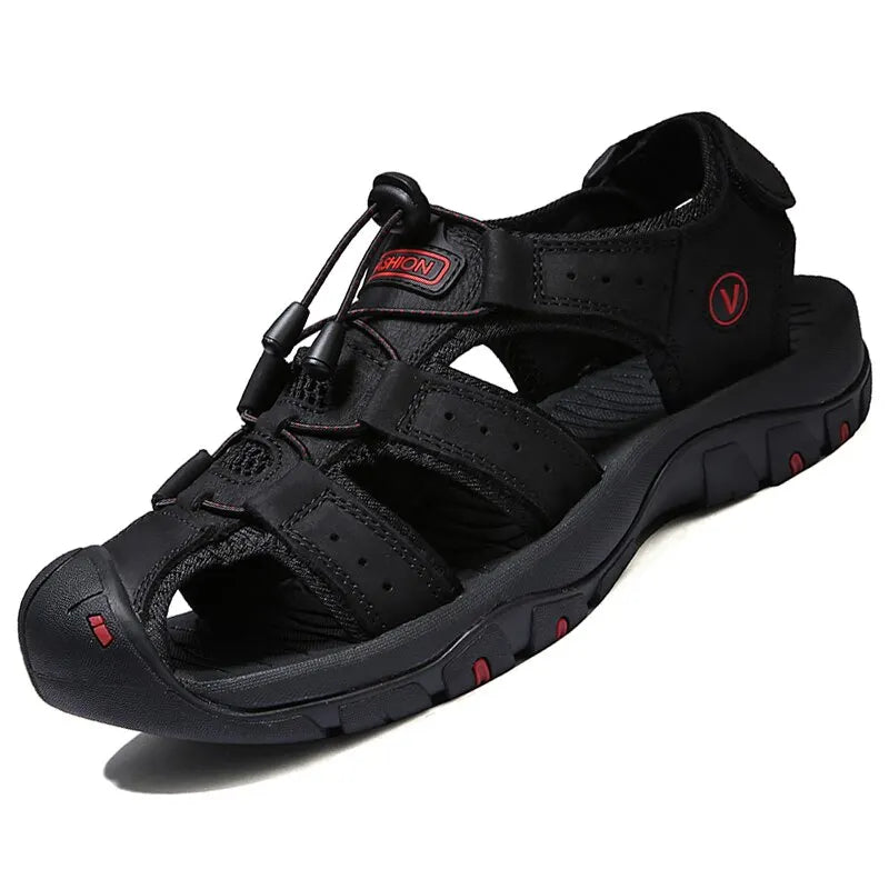 Breathable Leather Sandals