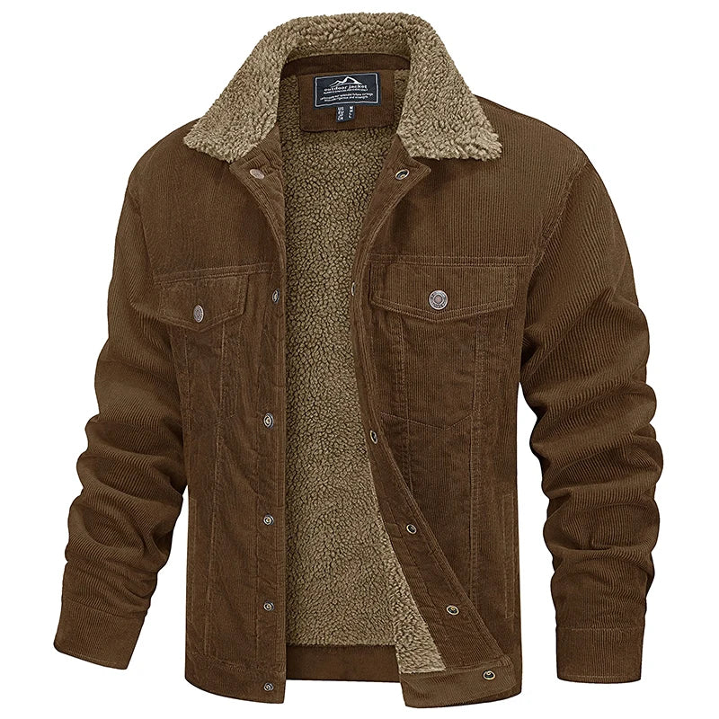 Rugged Mens Cotton Cord Jacket
