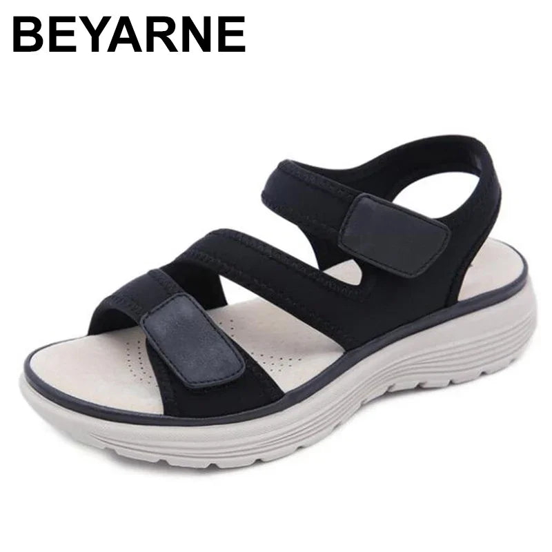Comfortable Womens Flat Summer Sandals - BritishElegance
