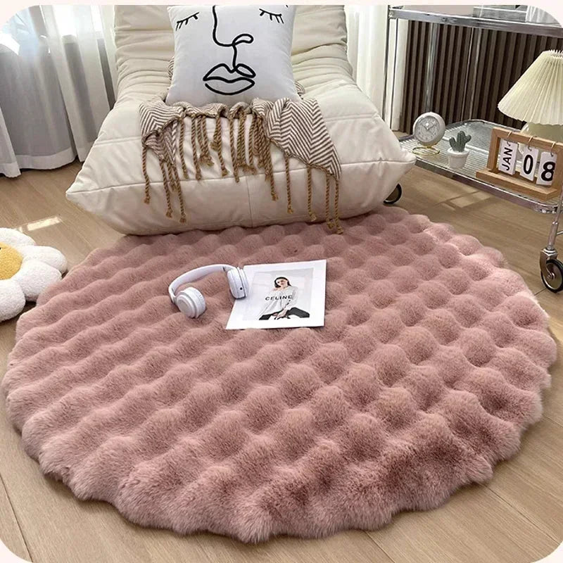 Soft Circle Mat in Scandinavian Design