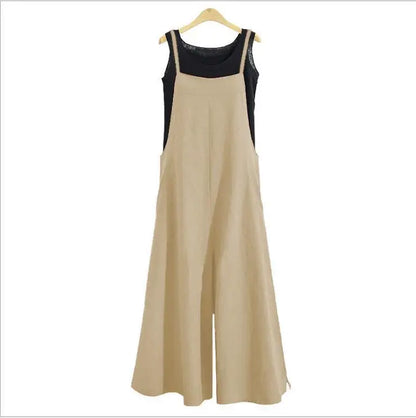 Relaxed Fit Summer Bib Romper