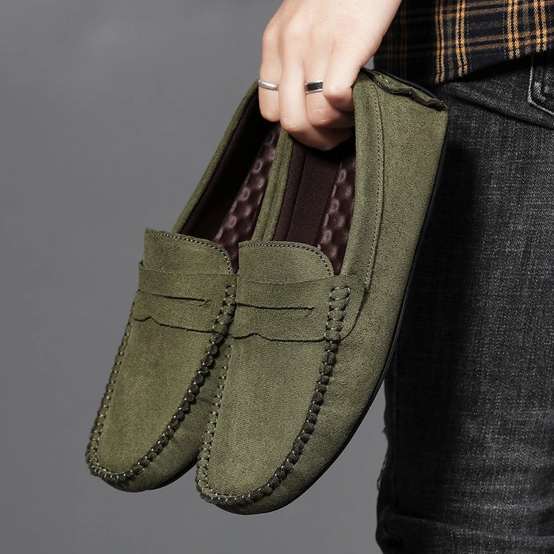 Stylish Leather Mens Slip On Shoes