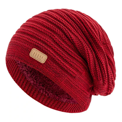 Casual Stripe Warm Winter Hat