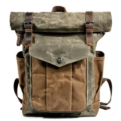 Retro Leather Backpack