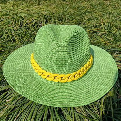 Classic Wide Brim Sun Straw Hat