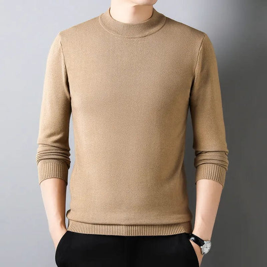 Classic Men's Pure Cashmere Crew Neck Sweater - BritishElegance