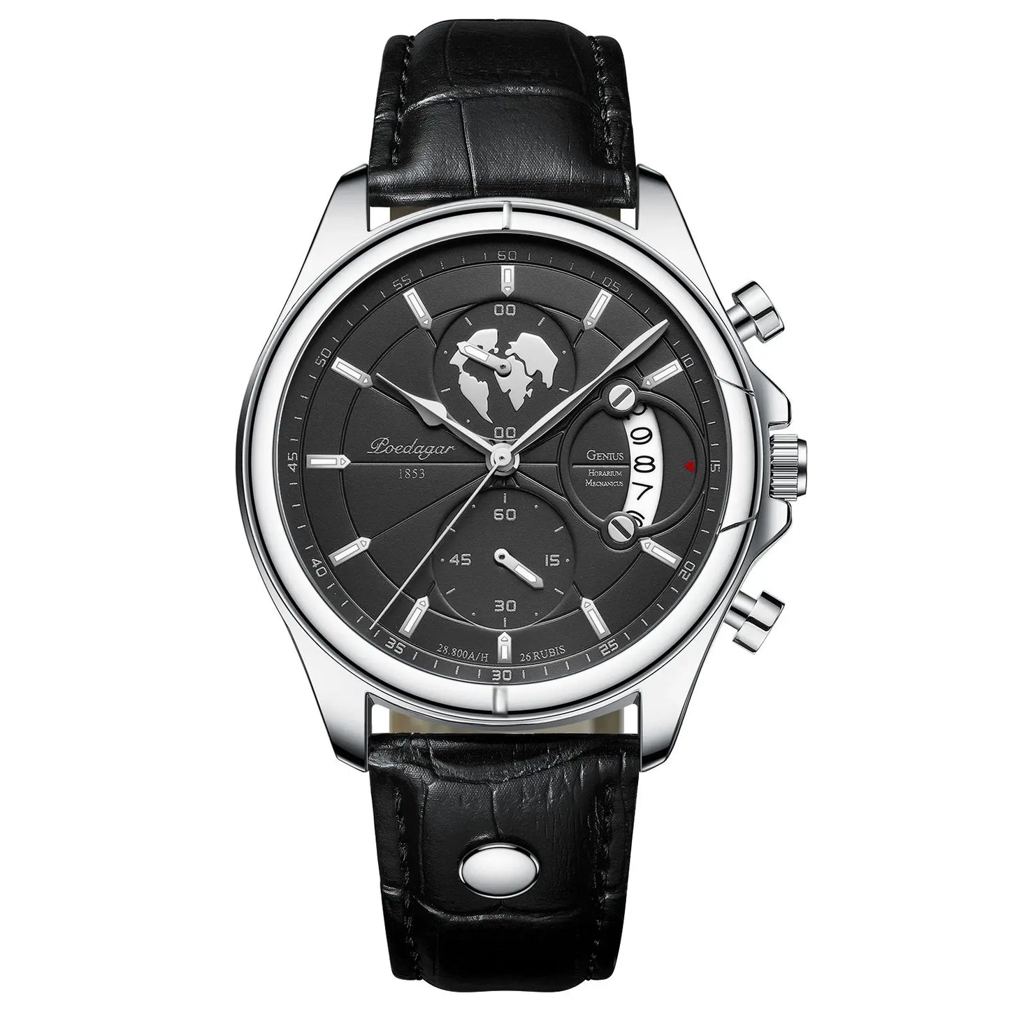 Classic Vintage Leather Wristwatch
