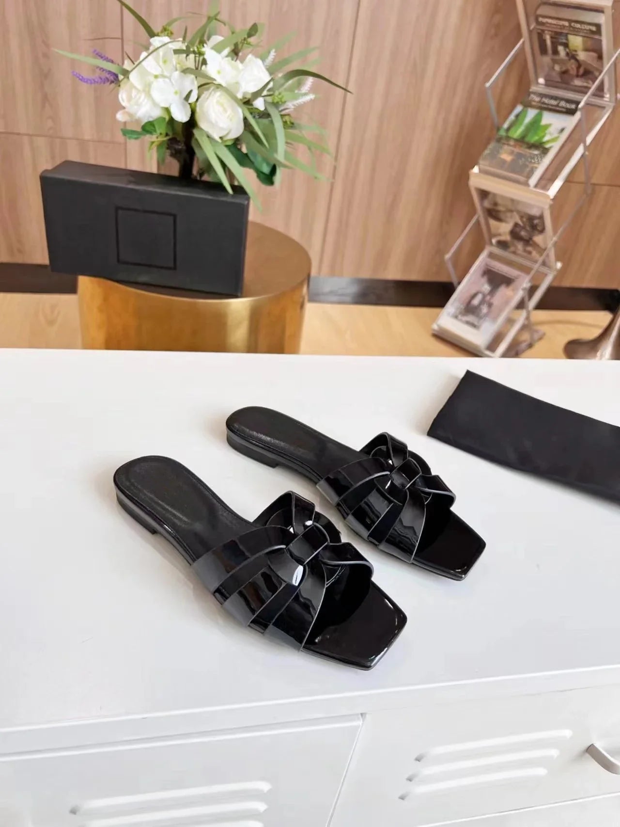 Authentic Leather Comfortable Sandal Slides