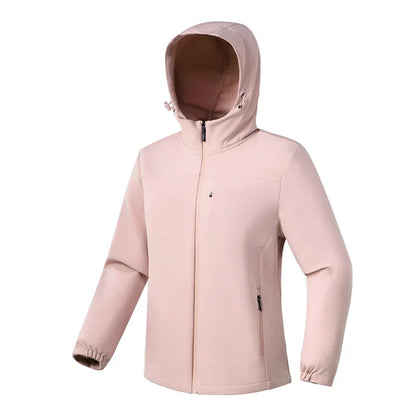 Chloe | Women's Long Sleeve Softshell Jacket with Hood