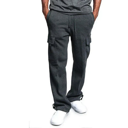 Multi-pocket cargo pants for men