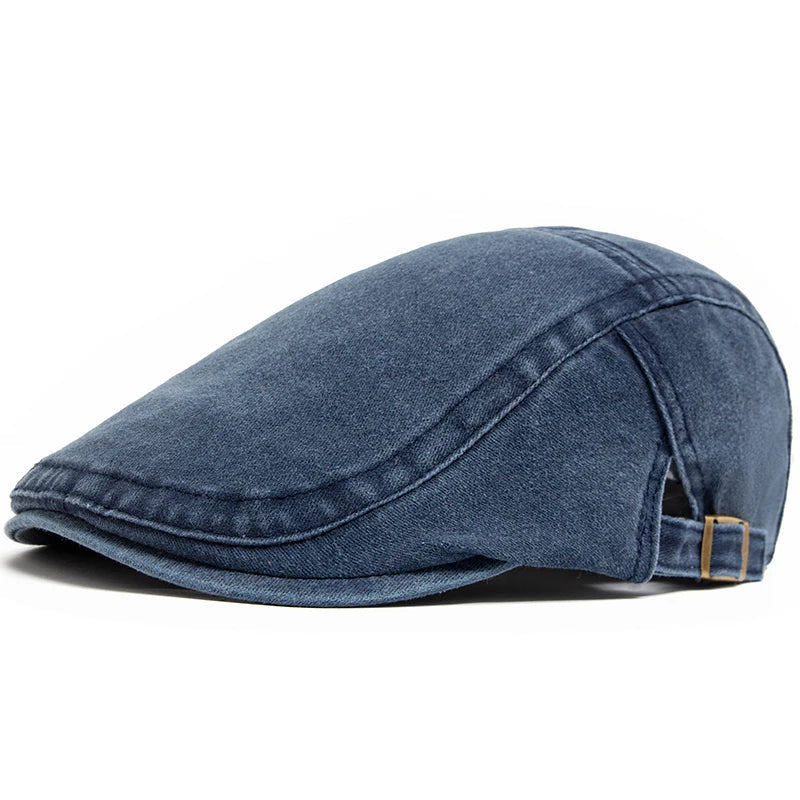 Classic Soft Beret Hat - Adjustable Fit Cap