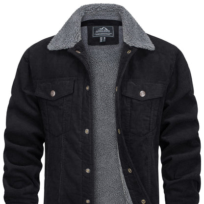 Cevori Weatherproof Teddy Lining Corduroy Jacket
