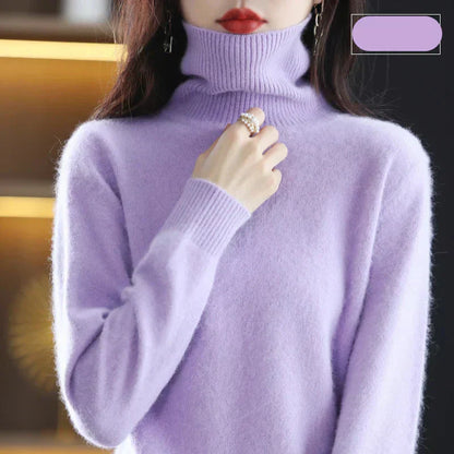 Luxury Soft Cashmere Crew Neck Winter Sweater
