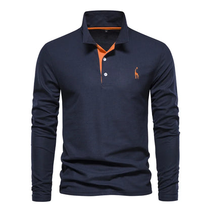 Classic Embroidered Mens Polo Shirt