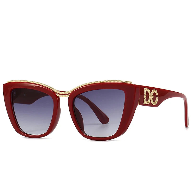 Trendy Ladies Gradient Aviator Shades