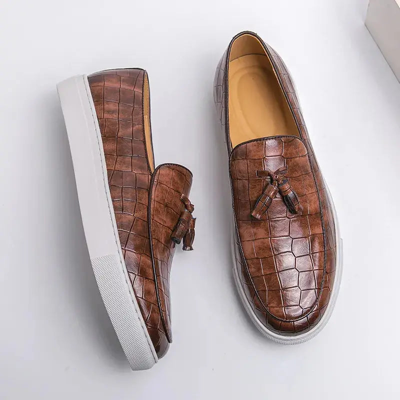 Ardito | Embossed Leather Loafer – Refined, Breathable & Effortlessly Polished