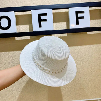 Classic Wide Brim Sun Straw Hat