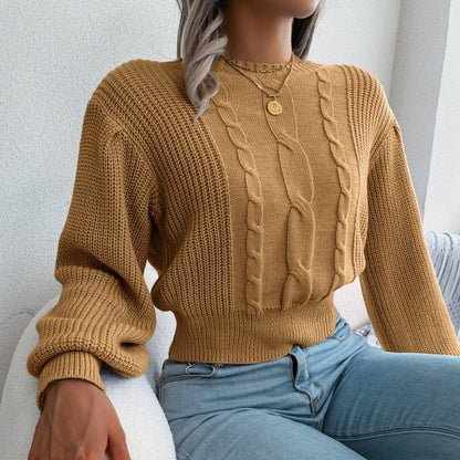 Soft Beige Women's Winter Cashmere Sweater