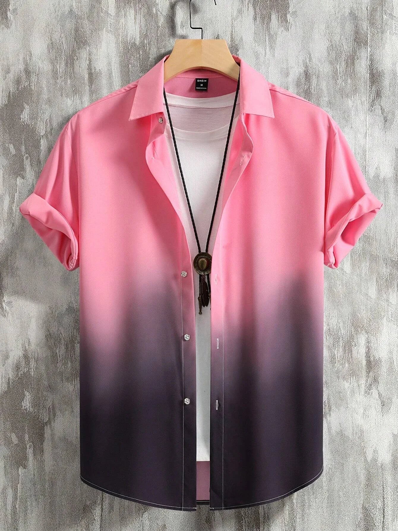 Colorful Graphic Short Sleeve Men's Tee - BritishElegance