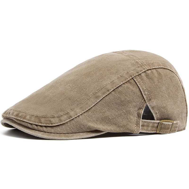 Classic Soft Beret Hat - Adjustable Fit Cap