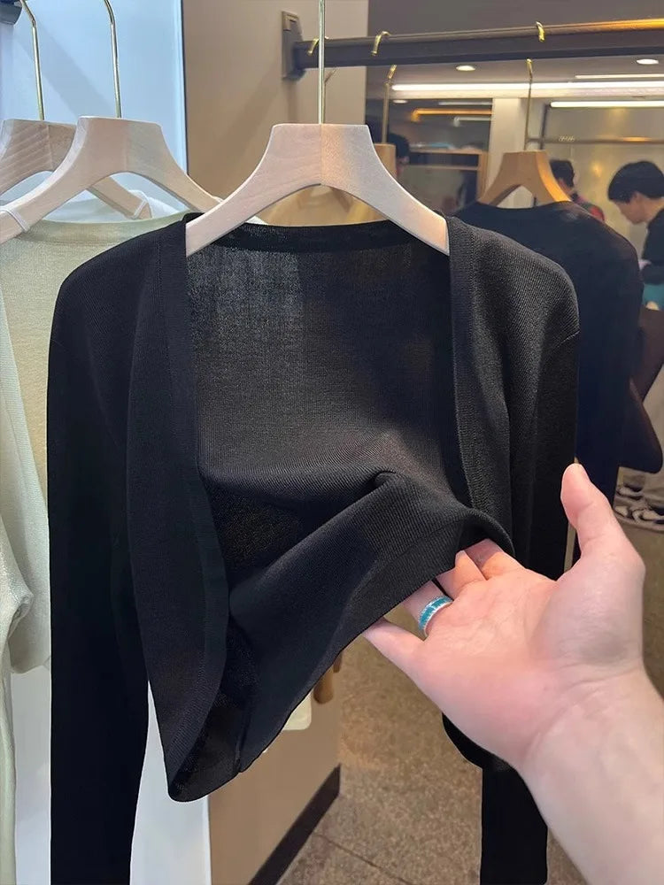 Breathable Summer SPF Short Cardigan
