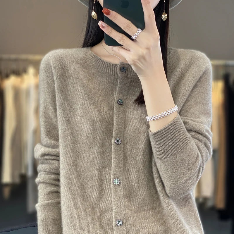 Soft Merino Wool Women's Sweater - BritishElegance