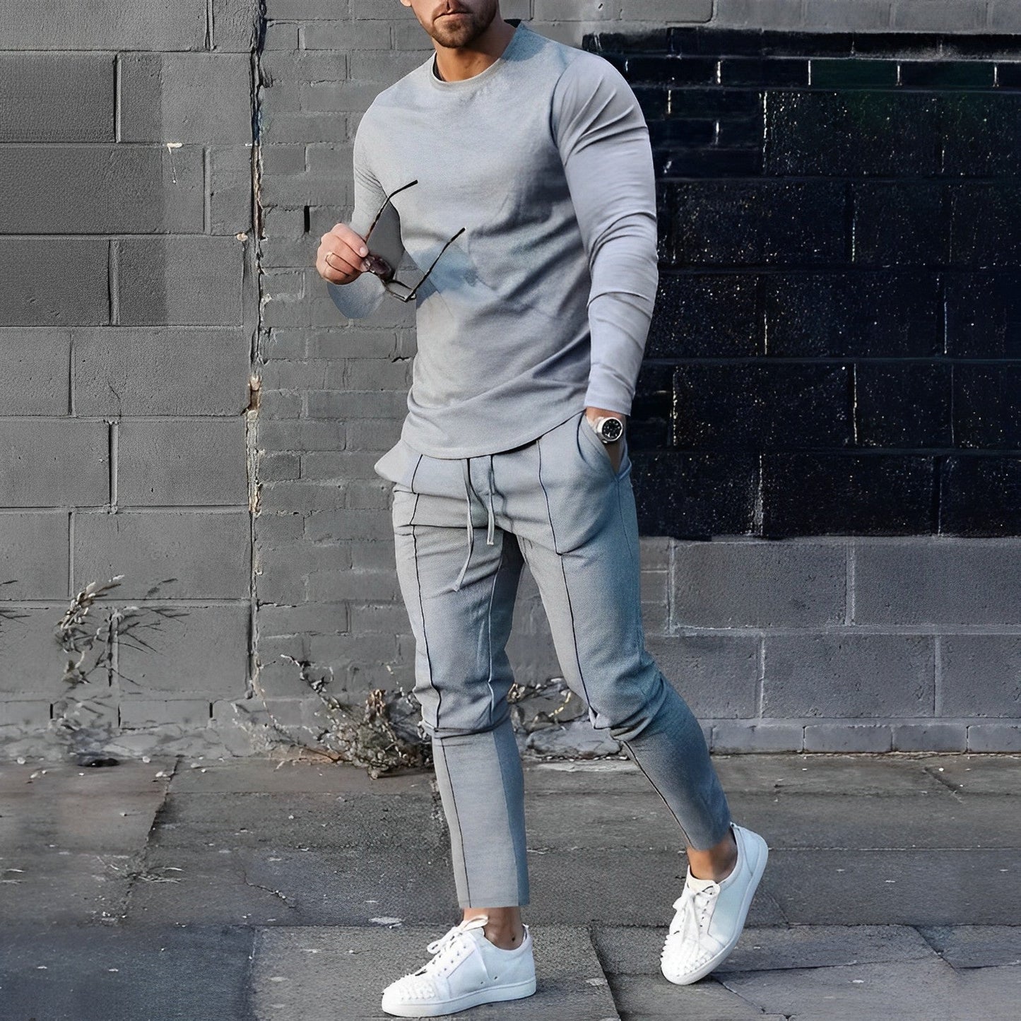 Comfortable 2-Piece Tracksuit Set for Men