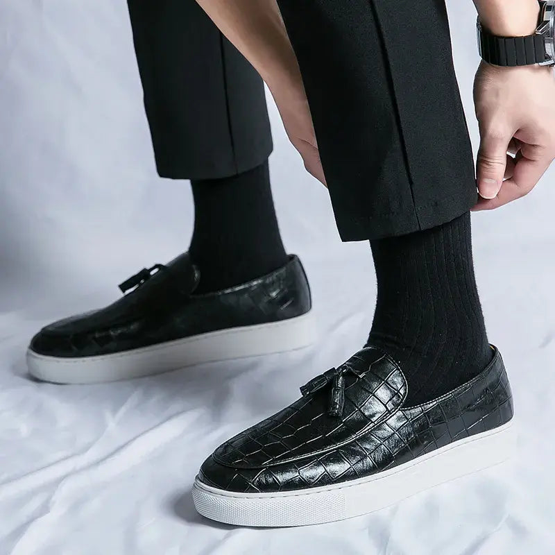 Ardito | Embossed Leather Loafer – Refined, Breathable & Effortlessly Polished