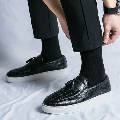 Ardito | Embossed Leather Loafer – Refined, Breathable & Effortlessly Polished