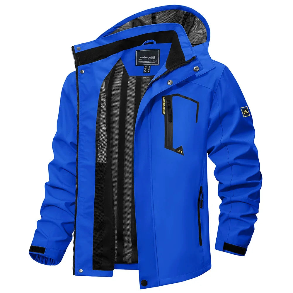 Waterproof Breathable Men's Windbreaker Jacket
