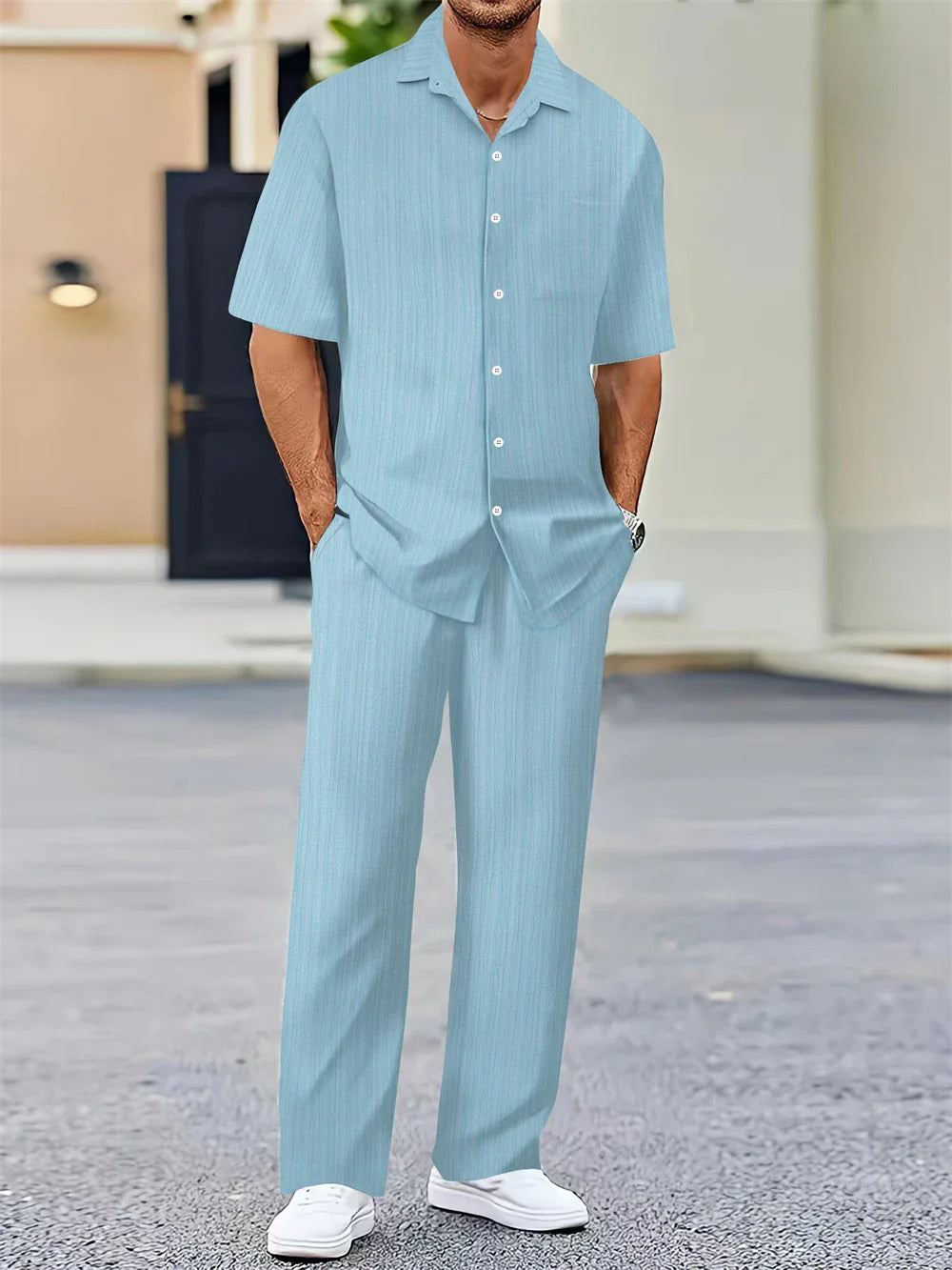 Men's Lightweight Office Wear Set